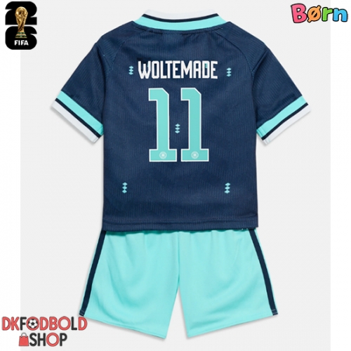 Tyskland Nick Woltemade #11 Udebanesæt Børn VM 2026 Kort ærmer (+ korte bukser)